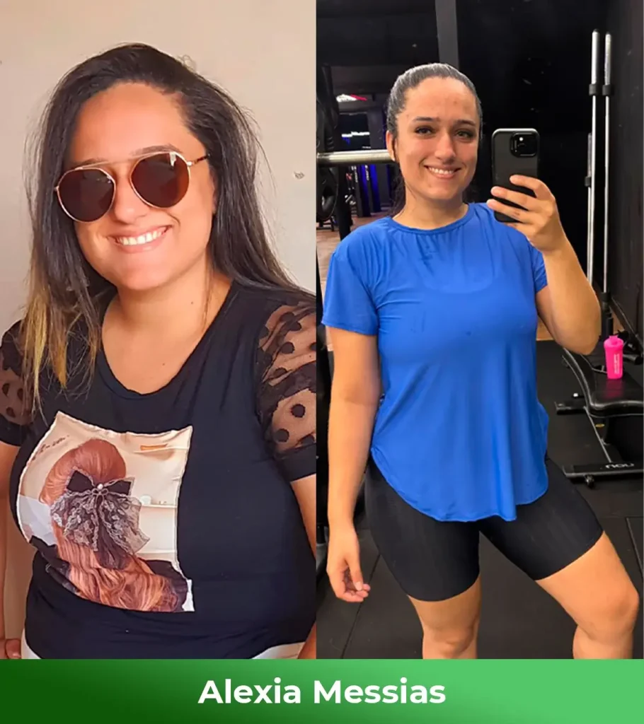 Antes e depois - Alexia Messias